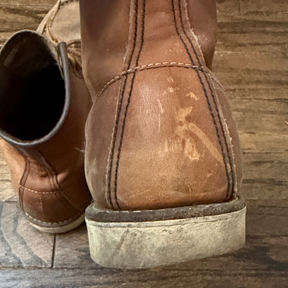 Red Wing Leather Work Boots - Picture 5 of 13